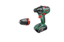 Bosch AdvancedDrill 18 - bor/driver - ledningfri - 2-hastigheders inkluderet oplader