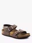 Birkenstock Kids' Nubuck Sandals, Mocha