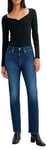 Levi's Women's 724 High Rise Straight Jeans, Cool Journey, 32W x 30L