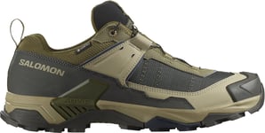 Salomon Men's X Ultra 5 GORE-TEX Martini Olive/gray Green/blue Night, 40 2/3