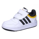 adidas Garçon Unisex Kinder Hoops Shoes Chaussures, Cloud White/Core Black/Supplier Colour, 20 EU