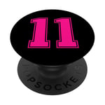 Numéro #11 Numéro universitaire de sport PopSockets PopGrip Interchangeable