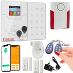 Alarme Maison Connectée sans fil 4G - Protection Domicile Facile pour Apparteme