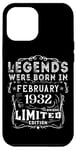 Coque pour iPhone 12 Pro Max Anniversaire Février 1932 Édition Limitée Cadeau Utilisé