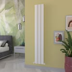 Carisa Step Radiateur Vertical -Éco-énergétique, Design Moderne, Blanc, 180 x 28 cm