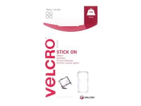 Velcro Stick On - Självhäftande Hook-And-Loop-Fästanordning - 1,6 Cm Diameter - Svart (Paket Om 16)