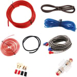 kit de câblage pour amplificateur de voiture subwoofer audio AMP RCA câble d'alimentation Fusible AGU Calibre 8 AWG GA installation de fil connecteur titulaire automobile van