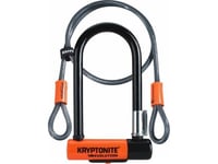 Kryptonite Zapięcie U-Lock Evolution Mini 7 8.3X17.8 Cm + Linka Kryptoflex 10Mm/120 Uniwersalny