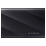 Samsung SSD Externe T9 Portable, 4 To, Vitesses de lecture/écriture jusqu'à 2000 Mo/s¹, USB 3.2 Gen 2x2, Compatible Mac, PC, Android et Appareils photo 12K, Noir, MU-PG4T0B/EU