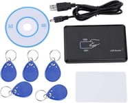 Lecteur Rfid Usb Lecteur Et Copieur De Carte D'identité Usb Duplicateur De Carte Rfid Usb 125 Khz Avec Étiquette De Clé 5 Pièces.[P493]