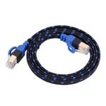 Cat7 Ethernet-kaapeli Flat Network Lan RJ45 Patch Cord -kaapeli (1 m)