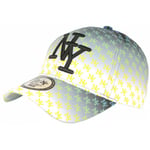 Casquette NY Jaune et Noire Fashion Print New York Baseball Avenue-Taille unique