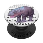 Moo Deng Bébé Hippopotame PopSockets PopGrip Adhésif