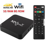 Storbritannien 2023 Ny X98q Tv Box Android 11.0 4k Uhd Wifi 16gb/8gb 5g Set Top Player Hdmi 5 remote controls