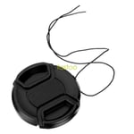 58mm Center Pinch Snap-on Front Lens Cap for Canon Nikon Sony Camera Lens Filter