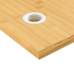 Bordplade til skrivebord 110x55x2,5 cm bambus