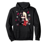 Chibi Kawaii Emo Pastel Goth Girl Japanese Creepy Anime Pullover Hoodie