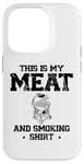 Coque pour iPhone 14 Pro I Love To Grill And Chill Griller Cook BBQ Griller Barbecue