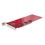 STARTECH QUAD M.2 PCIE SSD ADAPTER CARD WITH BIFURCATION PCIE 4.0 CTLR