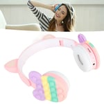 BT Cat Ear Headphones Fashionable Light Up Wireless Headset For Mobile Phone Set