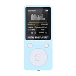 Lecteur Mp4 MP3 Écran 1.8 Pouce Baladeur Enregistreur Fm Radio Micro SD Bleu YONIS - Neuf