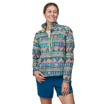 Patagonia Houdini Stash 1/2 Zip Pullover - Veste coupe-vent femme High Hopes Geo: Salamander Green S