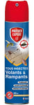 PROTECT EXPERT VOLRAMP600 Foudroyant Insectes Volants/Rampants 600ml Moustiques, Mites Alimentaires Rampants Fourmis, Puces Double Action : Action Curative Et Préventive, Bleu