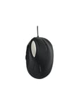Gembird - vertical mouse - USB - space grey - Vertical mouse - Optic - 6 knappar - Svart