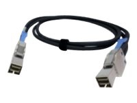 QNAP CAB-SAS05M-8644 - SAS ekstern kabel - SAS 12Gbit/s - 36 pin 4x Mini SAS HD (SFF-8644) (hann) til 36 pin 4x Mini SAS HD (SFF-8644) (hann) - 50 cm - svart - for QNAP QXP-1620S-B3616W