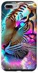 Coque pour iPhone 7 Plus/8 Plus Cool Colorful Abstract Wild Tiger Spirit Graphic Design