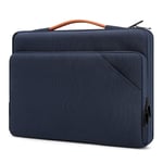Dadanism 15.6 Inch Laptop Carrying Case for 2020 New Dell XPS 15 15.6", Acer Aspire 15.6", ZenBook 15 15.6", HP Pavilion 15.6", 360° Protective Sleeve Polyester Laptop Bag with Handle, Indigo