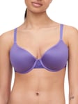 Chantelle Womens Day To Night T-Shirt Bra - Purple Nylon - Size 32E