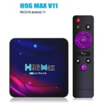 Android 13 Smart TV BOX H96 V11 4K Boitier iptv  2Go+16Go Quad Core 2.4G/5G WiFi BT Smart TV Box Décodeur Netflix Media Player