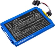 Kompatibelt med Nintendo Wii U GamePad WUP-003, 3.7V, 5200 mAh