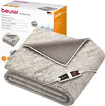 Beurer - Electric Blanket, Faux Fur, Automatic Switch-Off, 100W, Nordic