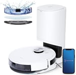 ECOVACS DEEBOT N10 PLUS Robot aspirateur laveur 4300Pa (Station d'autovidage, 300 min, 400 m², TrueMapping 2.0 dToF Navigation Laser, Détection de tapis, Nettoyage précis et personnalisé, No-go Zones)