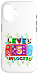 Coque pour iPhone 16 Jeu vidéo Birthday Gamer 1Years Level Up Birthday Boy