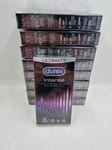 Durex Intense Condoms 6 Pack Lubricated, Ribbed And Dotted Latex Condoms