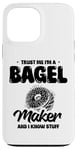 Coque pour iPhone 13 Pro Max Croyez-moi, je fabrique des bagels et je sais tout