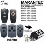 868 Mhz Garagedörrsändare Marantec Grindsöppnare För D302 D304 D321 D323 D382 D384 131 Digital 302 868.3 Mhz Kontroller