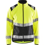 Blåkläder softshell-jakke 48772516 High-Vis på 2 gul/svart størrelse XS