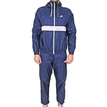 Nike M NSW CE TRK Suit HD WVN Survêtement Homme, Midnight Navy/White/Midnight Navy/(White), FR : XS (Taille Fabricant : XS)