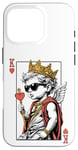 Coque pour iPhone 16 Pro Cupid Valentine King Of Hearts Card Poker Player