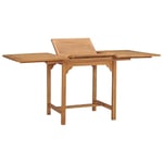 "Promo"Table Extérieure LMT - Table extensible de jardin (110-160)x80x75 cm Teck solide 24,4Kg