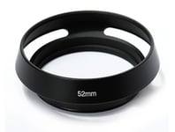 52mm Metal Tilted Vented Lens Hood for Cameras & Lenses 52mm Thread - UK SELLER