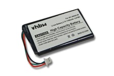 vhbw batterie compatible avec Garmin Camper 660 LMT-D système de navigation GPS (1100mAh, 3,7V, Li-ion)