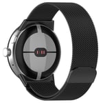 Google Pixel Watch 3 XL 45mm Armband Milanese Loop, svart