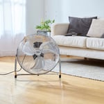 High Velocity Chrome Metal Floor Freestanding Fan