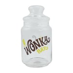 Half Moon Bay Wonka Glass Storage Jars With Lid | Sweet Jar, Cookie Jar Or Biscuit Jar | Glass Jar For Kitchen Storage | Glass Food Containers With Lids | Biscuit Tins & Jars | Wonka Movie Memorabilia