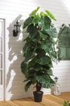 Artificial Monstera Plant Large Greenery Home Decor with Pot